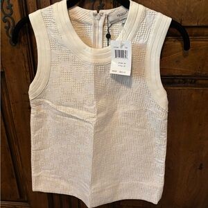 Pringle of Scotland sleeveless cotton top